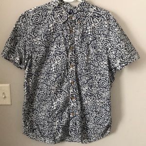 Tropical collared shirt